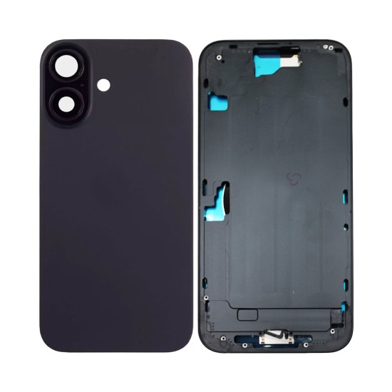 Tampa Traseira+Frame Apple iPhone 16 Plus Preto